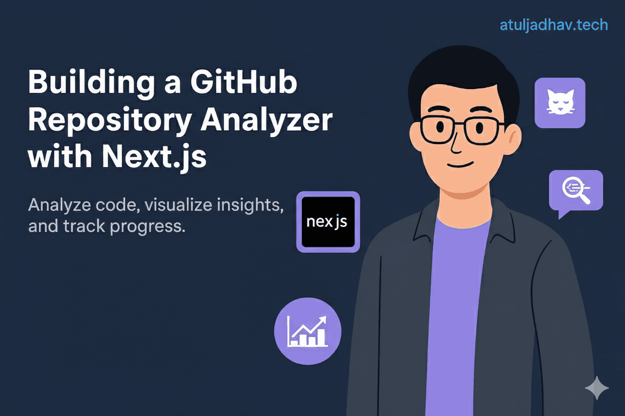 A web application showing an analysis of a GitHub repository.